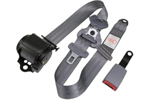Universal Automotive Self-Retracting Three-Point Safety Seat Belt