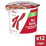 Kellogg's Special K Red Berries Cereal in a Cup - Portable Breakfast, Bulk Size (Pack of 12, 2.5 oz Cups)