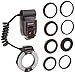 Neewer Macro TTL Ring Flash Light with AF Assist Lamp for Nikon D7200 D7100 D7000 D5500 D5300 D5200 D5100 D5000 D3300 D3200 D3100 D3000 D700 D600 D500 D90 D80 D70 D60 D50 and Other Nikon DSLR Cameras