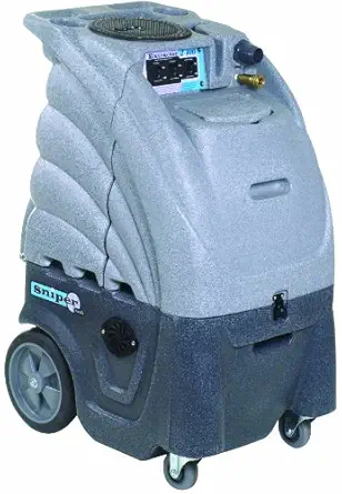 Sandia 80-3300-H Dual 3 Stage Vacuum Motor Sniper Commercial Extractor with 2000 Watt In-Line Heater, 12 Gallon Capacity, 300 psi Adjustable Pump