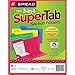 Smead 3-in-1 SuperTab Section Folder, 1/3-Cut Oversized Tab, Letter Size, Assorted Colors, 12 per Pack (11905), Pack of 1