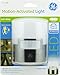 GE LED Motion Sensor Night Light, Plug into wall, 40 Lumens, Soft White, UL-Certified, Energy Efficient, Ideal Nightlight for Bedroom, Bathroom, Kitchen, Hallway, 30815, Brushed Nickel, 1 Pack