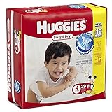huggies Baby Diapers, Snug & Dry, Size 4 (22-37 lbs) 29ct