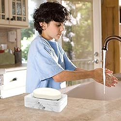 Luxspire Soap Dish Tray, Double Layer