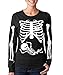Pregnant Baby Skeleton Ribcage With Arms Adult Long Sleeve