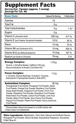 Amazon Com G Fuel Snow Cone 40 Servings Elite Energy And