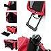 PETTOM Roll Around 4-in-1 Pet Carrier Travel Backpack Trolley for Dogs and Cats Easy Walk Travel Tote Airline Approved Redthumb 2