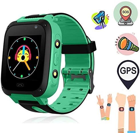SeTracker 4G GPS Smart Watch For Kids | Two Way Video Calling | Wifi, Touch Screen | Parental App Compatible with iOS and Android -Blue