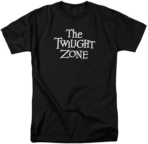 The Twilight Zone Logo Vintage TV Show Adult T-Shirt: Amazon.co.uk: Clothing