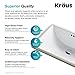 KRAUS Elavo 21-inch Rectangular Undermount White Porcelain Ceramic Bathroom Sink with Overflow, KCU-241