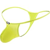 iKingsky Men's Pouch G-string Underwear Sexy Low Rise Thong Panties