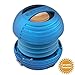 XBOOM Ceramic Mini Portable Capsule Speaker with Rechargeable Battery, Enhanced Bass+ and Ceramic Resonator - Blue