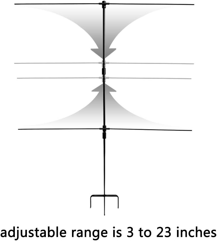 Highwild Adjustable Steel Paper Target Stand with 8 Clips : Sports & Outdoors