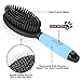Tailmate Double Sided Pin and Bristle Brush Comb for Long Haired Dogs&Cats (Blue, 2-in-1 Brush)