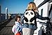 Dabbawalla Bags Preschool & Toddler Panda Backpack, Black/White