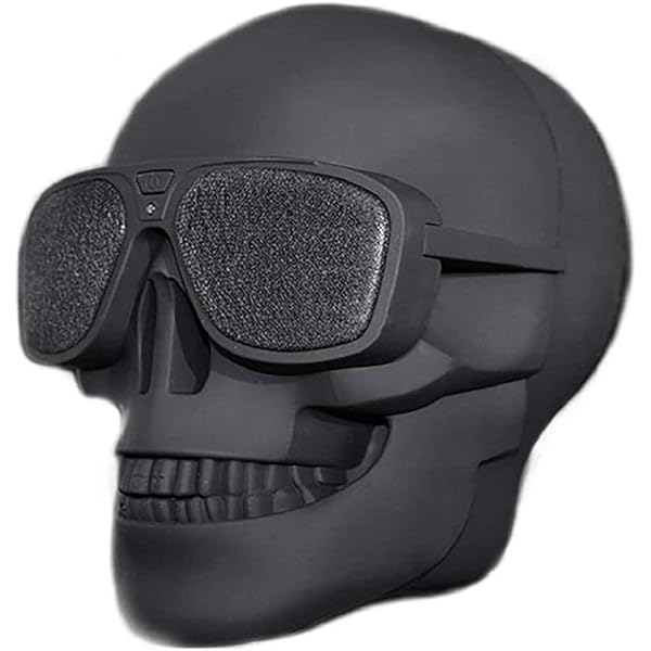 Amazon Com Skull Speaker Yseechens Portable Bluetooth Speakers 8w Output Bass Stereo For Desktop Pc Laptop Mobile Phone Mp3 Mp4 Player Home Audio Theater