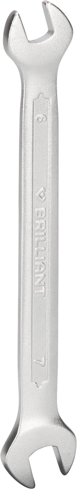 KS Tools BRILLIANT TOOLS BT010900 Double Open-End Spanner 6 x 7 mm [Powered by KS Tools]