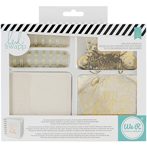American Crafts 370609 71 Piece Heidi Swap Mixed Media Cinch Kits Insta Album