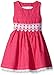 Rare Editions Big Girls' Eyelet Dress with White Trim