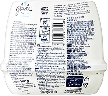 Glade scented Gel Lemon twin pack (9555222602583)