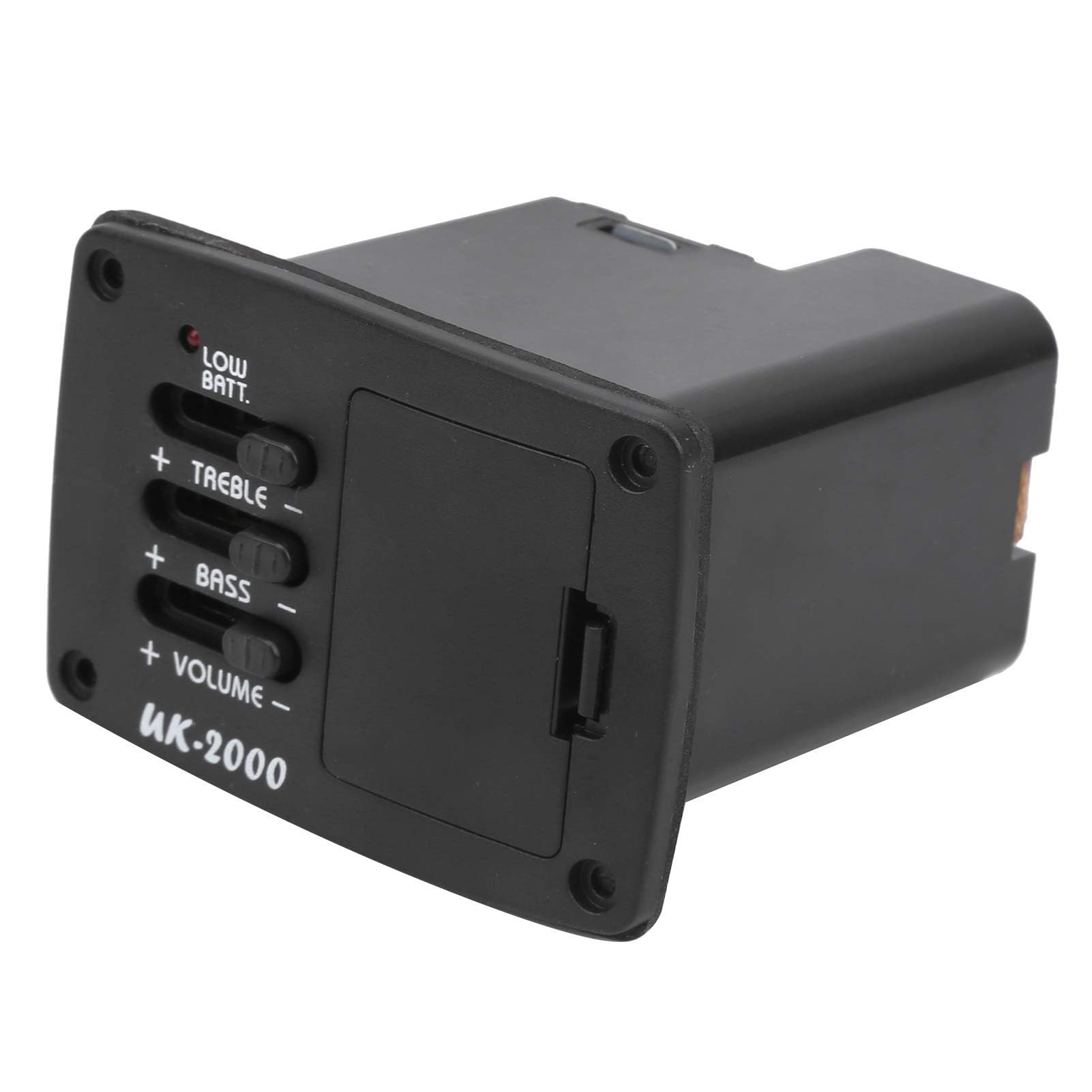 Dilwe Guitar pickup ukulele sound pickup bass ¡À 12 dB, alto voice ¡À 12 dB, 20 Hz - 20 kHz frequency response, 22 M¦¸ input impedance equalizer musical instruments accessories