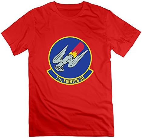 AJLNA Men's 71st Fighter Training Squadron T-Shirt X-Small Red