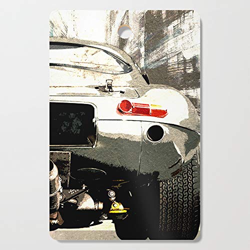Society6 Wooden Cutting Board, Rectangular, Jaguar E-TYpe by fernandovieira