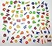 megcos Magnetic Lowercase Letters Set, 90-Pieces