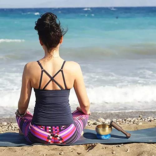 AITREASURE Tibetan Singing Bowls Set Tibetan Meditation Bowl for Yoga, Meditation Hand Percussion Instruments Singing Bell with Mallet & Cushion for Collection 3.15 Inch
