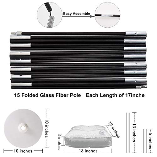 Balloon Arch Kit,9FT Tall & 10Ft Wide Adjustable Balloon Stand Set with Water Fillable Base,50Pcs Balloon Clips,Manual Pump Balloon Knotter-For Wedding Graduation and Birthday DIY Event Party Supplies Decorations