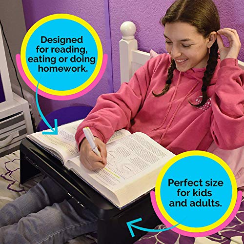 Lap Desk for Kids Folding Lap Desk with Storage 17x11 Pink