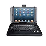 IVSO Bluetooth Keyboard Portfolio Case for Lenovo Tab S8 - DETACHABLE Bluetooth Keyboard Stand Case / Cover for Lenovo Tab S8 Tablet (Black)