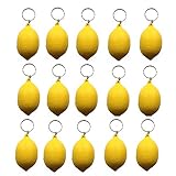 iMagitek 15 Pack Lemon Keychains for Kids Party