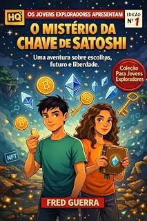 Livro Os Jovens Exploradores e o Mistério da Chave de Satoshi (História em Quadrinhos!): Uma aventura sobre escolhas, futuro e liberdade. (Para Jovens Exploradores Livro 5)