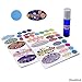 Kare & Kind Essential Oil Bottle Kit - 10xEssential Oil Bottle (1/3 oz - 10 ml), 1xTool for Opening/Sealing Bottles, 78x Label, 1x Mini Dropper + 1x Mini Funnel (Cobalt Blue)