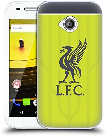 Official Liverpool Football Club Liver Bird Third Shirt Kit 2016/17 Soft Gel Case for Motorola Moto E (2nd gen)