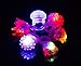 ADFOLF 36 Pack Flashing Led Bumpy Rubber Rings for Party Favors,Light Up Finger Toy