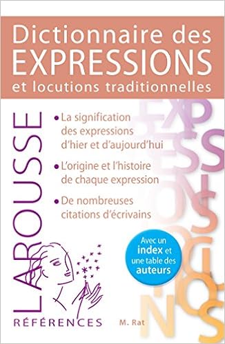 Amazon Fr Dictionnaire Des Expressions Et Locutions Traditionnelles Rat Maurice Livres