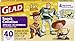 Glad Food Storage Bags, Snack Size Zipper Bags, Toy Story, 40 Count