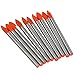 QLOUNI 10Pcs Multi-Material Drill Bits Set, Cemented Carbide Masonry Drill Bits for Glass, Plastic, Tile, Concrete, Brick, Wall, Wood and Brick Wall (6mm)