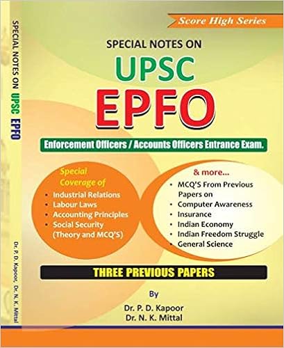 Special Notes on UPSC EPFO Special Notes on UPSC EPFO
