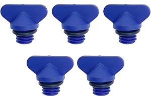 XINLIYA Manifold Marine Engine Block Drain Plug Kit, 5PCS Boat Engine Water Drain Valve Plug Replacement, OEM# 22-806608A02 S