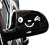 Yonger 1 Pair Cute White Smile Face 3D Decal Sticker for Auto Car Side Mirror L+R Rearview