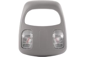 IFYKIM Overhead Console Dome Light LED Map Reading Light Lamp Assembly, Compatible with Dodge Ram 1500 2500 3500 4500 5500 Overhead Console 2002-2010 Replaces# 1DK78BD1AA 1DK78TL2AA 56049706AD/AF