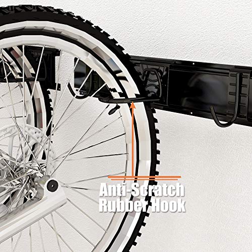 Dirza Bike Storage Rack Wall Mount Garage Bike Hanger for 6 Bicycles