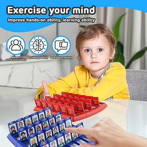 XQW Guess Who Board Game for Kids and Adults,Indoor Classroom Travel