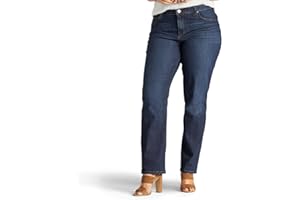 Lee Women's Plus Size Relaxed Fit Straight Leg Jean