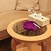 IUNIQEE 15 Cigarette Rest Groove 6.5 Inch Purple Silicone Ashtray, 6.5inch