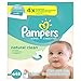 Pampers Natural Clean Unscented Water Baby Wipes 9X Refill Packs, 648 Count