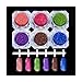 Born Pretty 1g Holographic Laser Powder Nail Glitter Gorgeous Glitter Powders 6 Colors